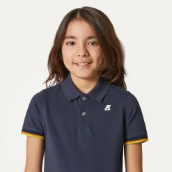 K-WAY P. Vincent - Polo Shirts - Polo - Boy - Blue Depth Cheap