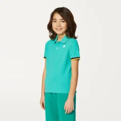 K-WAY P. Vincent - Polo Shirts - Polo - Boy - Green Marine Sale