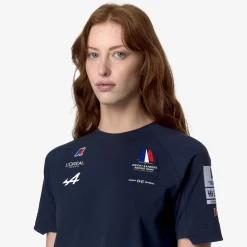 K-WAY Palulel Orient Express Team Ac - T-Shirtstop - T-Shirt - Unisex - Blue Dress Clearance