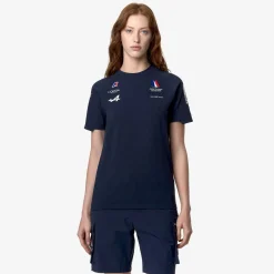 K-WAY Palulel Orient Express Team Ac - T-Shirtstop - T-Shirt - Unisex - Blue Dress Clearance