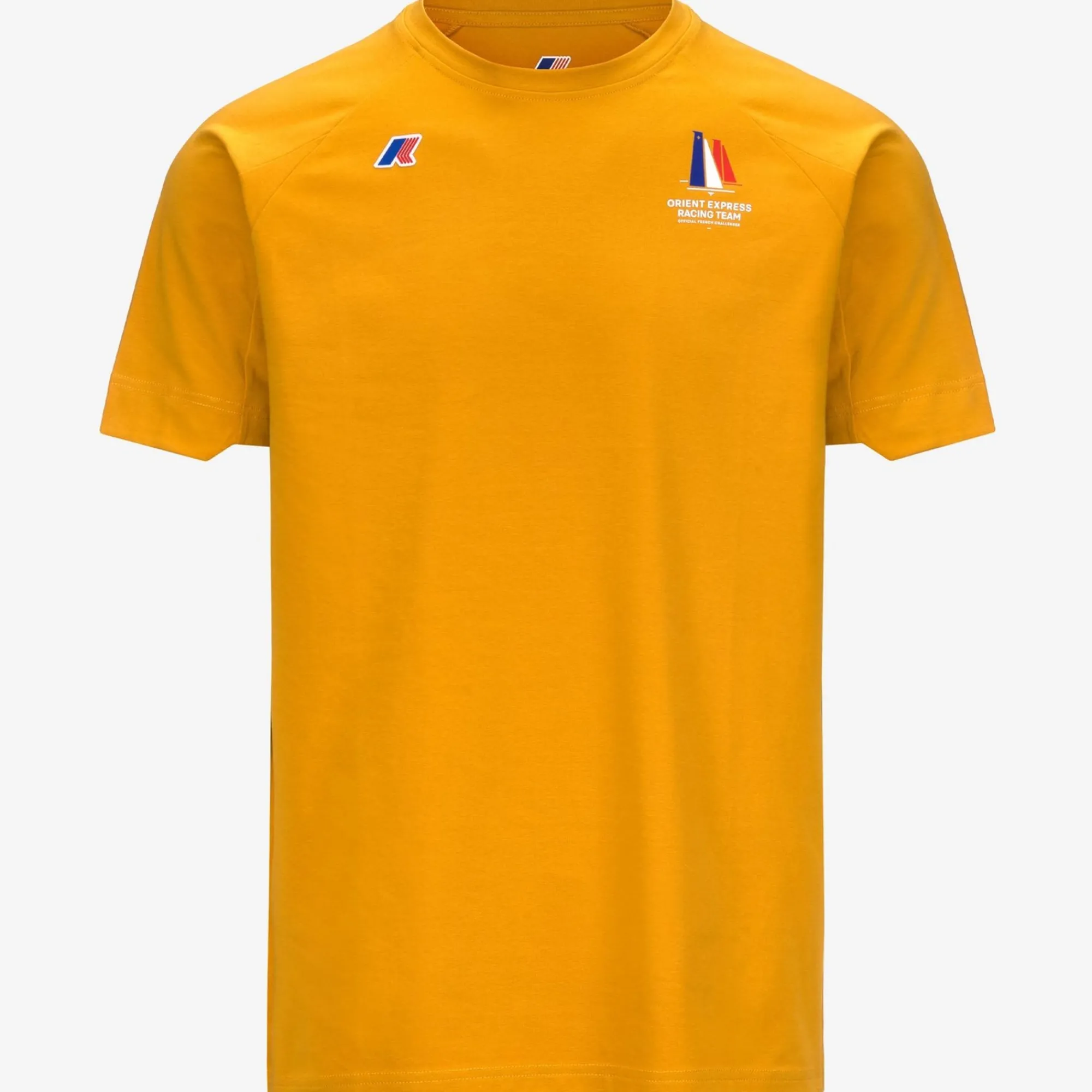 K-WAY Parot Orient Express Ac - T-Shirtstop - T-Shirt - Unisex - Yellow Sunflower Cheap