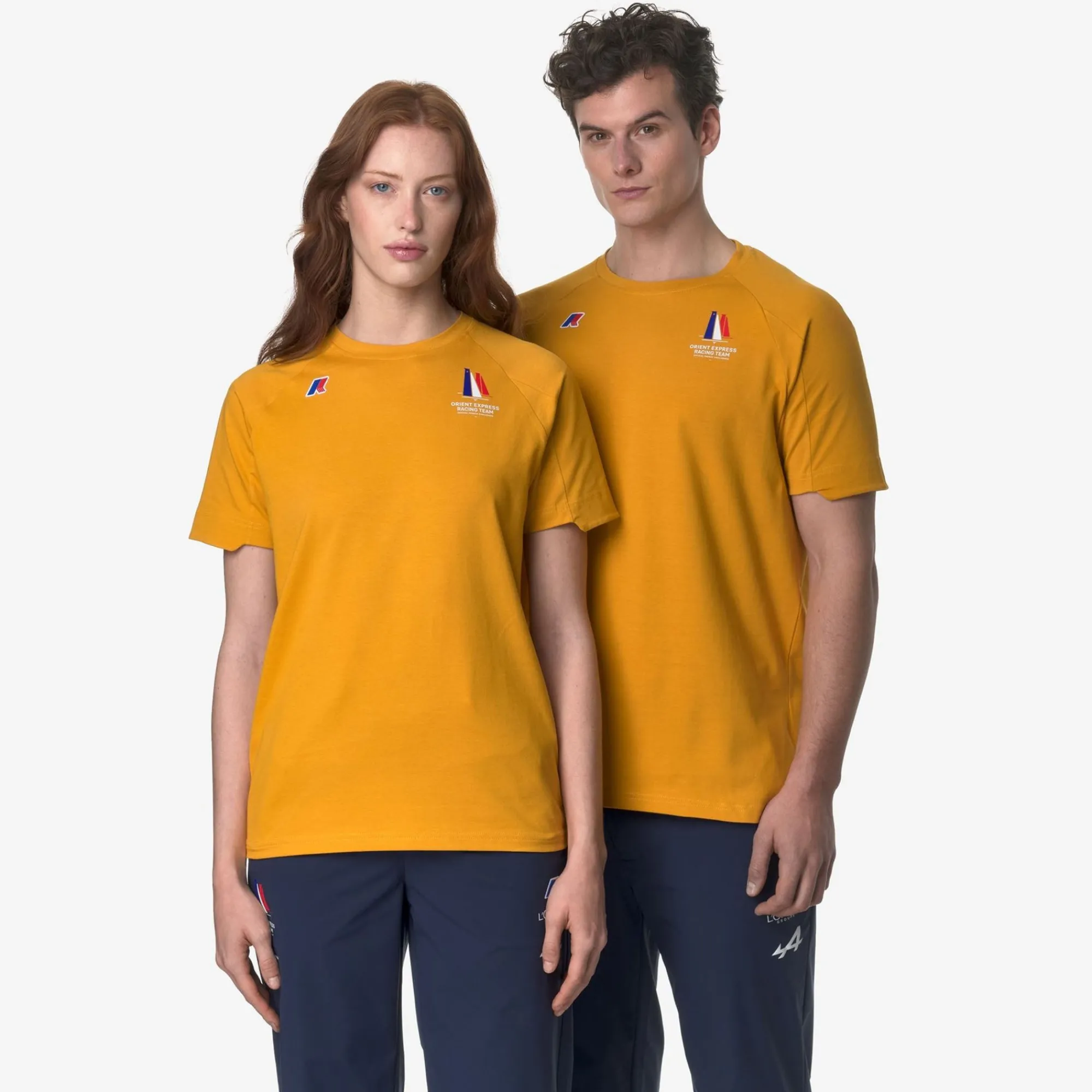 K-WAY Parot Orient Express Ac - T-Shirtstop - T-Shirt - Unisex - Yellow Sunflower Cheap