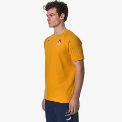 K-WAY Parot Orient Express Ac - T-Shirtstop - T-Shirt - Unisex - Yellow Sunflower Cheap