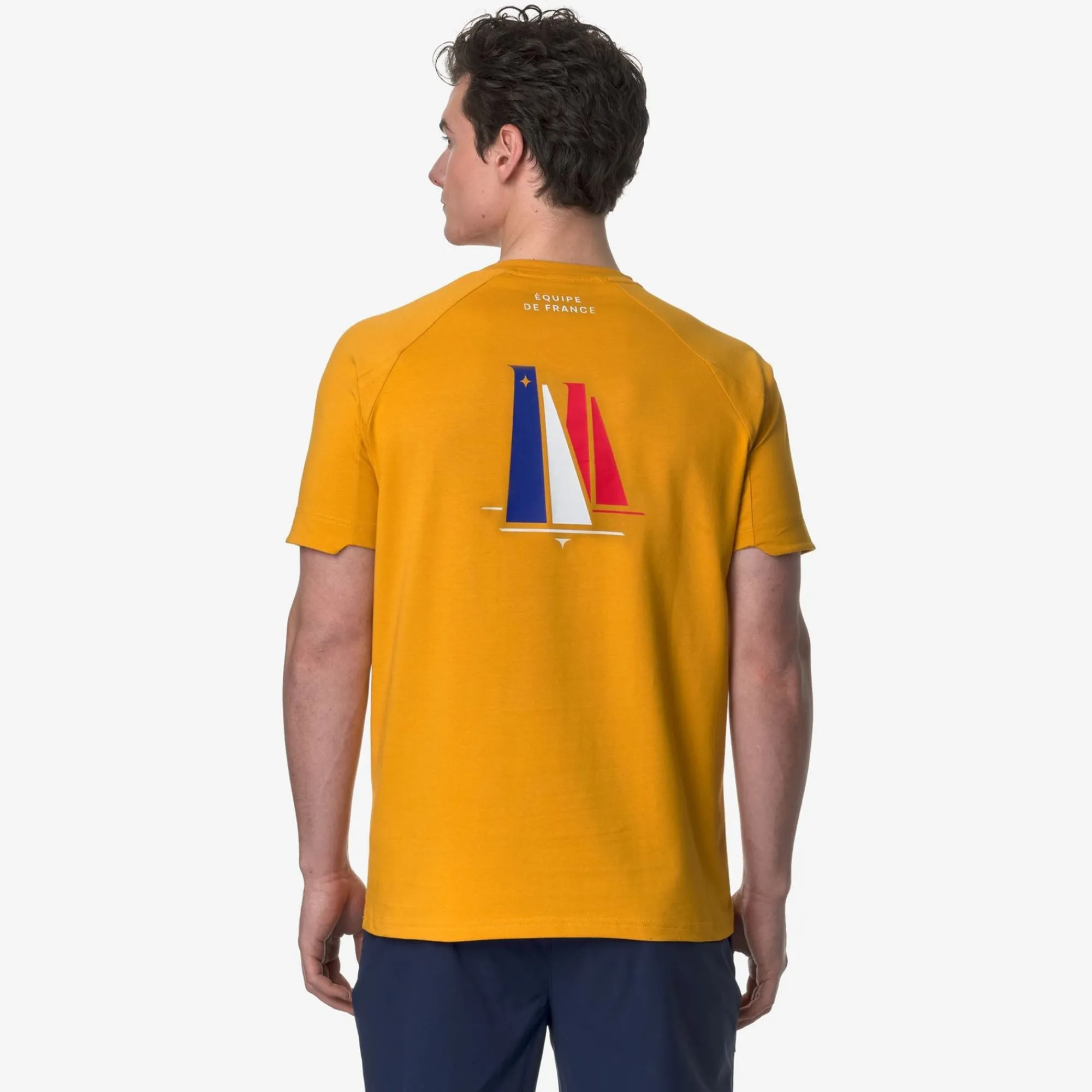 K-WAY Parot Orient Express Ac - T-Shirtstop - T-Shirt - Unisex - Yellow Sunflower Cheap