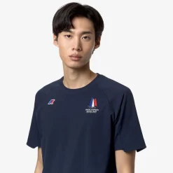 K-WAY Parot Orient Express Ac - T-Shirtstop - T-Shirt - Unisex - Blue Dress Best