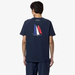 K-WAY Parot Orient Express Ac - T-Shirtstop - T-Shirt - Unisex - Blue Dress Best