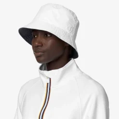 K-WAY Pascalle Plus Reversible - Headwear - Hat - Unisex - White-Blue Depth Fashion