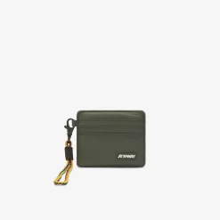K-WAY Pavilly - Small Accessories - Wallet - Unisex - Green Blackish Flash Sale