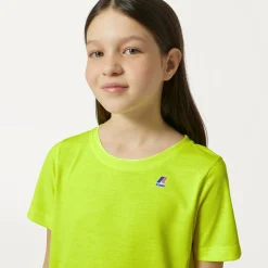 K-WAY P.Le Vrai Edouard Fluo - T-Shirtstop - T-Shirt - Kid Unisex - Yellow Soleil Best Sale