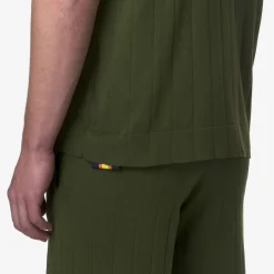 K-WAY Pleynel Knitted - Knitwear - Polo - Unisex - Green Sphagnum Flash Sale