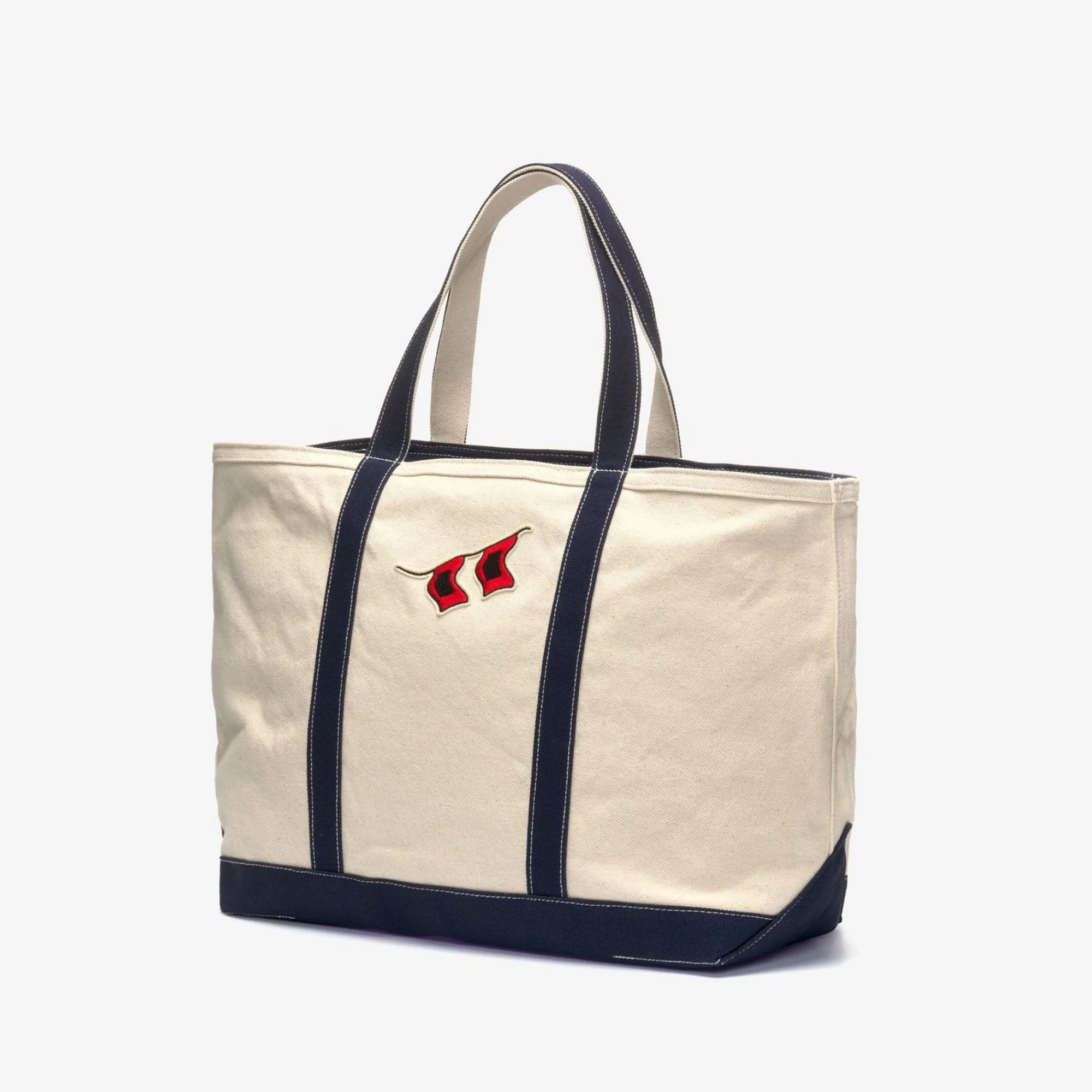 K-WAY Porter Hurricane - Bags - Tote Bag - Unisex - Off White-Blue Navy Online