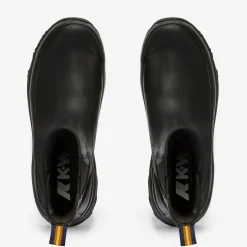 K-WAY Raimond - Rubber Boots - Mid Cut - Unisex - Black Pure Outlet