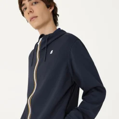 K-WAY Rainer Light Spacer - Fleece - Jacket - Man - Blue Depth Discount