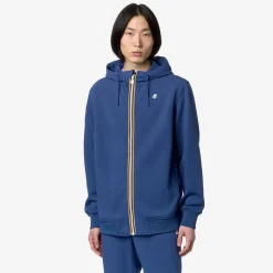 K-WAY Rainer Light Spacer - Fleece - Jacket - Man - Blue Fiord Fashion