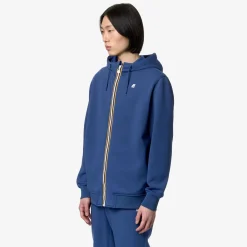 K-WAY Rainer Light Spacer - Fleece - Jacket - Man - Blue Fiord Fashion