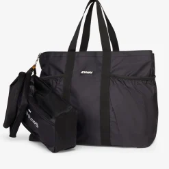 K-WAY Saint Malo - Bags - Tote Bag - Unisex - Black Pure Shop