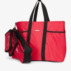 K-WAY Saint Malo - Bags - Tote Bag - Unisex - Red Berry Cheap
