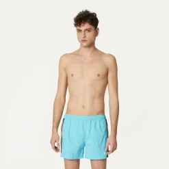 K-WAY Salt - Bathing Suits - Swimming Trunk - Man - Azure Dusty Online
