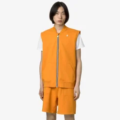 K-WAY Sandor Light Spacer - Fleece - Vest - Man - Orange Md Cheap