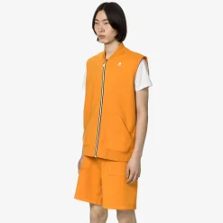 K-WAY Sandor Light Spacer - Fleece - Vest - Man - Orange Md Cheap