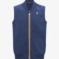 K-WAY Sandor Light Spacer - Fleece - Vest - Man - Blue Fiord Online