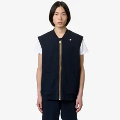 K-WAY Sandor Light Spacer - Fleece - Vest - Man - Blue Depth Sale