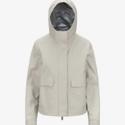 K-WAY Sarthe Linen Blend 2L - Jackets - Short - Woman - Beige Lt-Silver Cheap