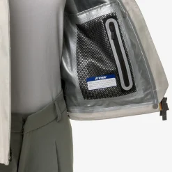 K-WAY Sarthe Linen Blend 2L - Jackets - Short - Woman - Beige Lt-Silver Cheap