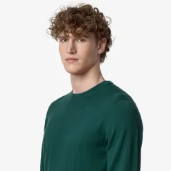 K-WAY Sebastien Cotton Ps - Knitwear - Pullover - Man - Green June Clearance