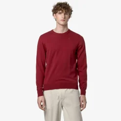 K-WAY Sebastien Cotton Ps - Knitwear - Pullover - Man - Red Dk Best