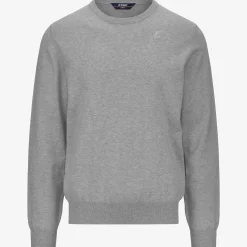 K-WAY Sebastien Cotton Ps - Knitwear - Pullover - Man - Grey Mel Store