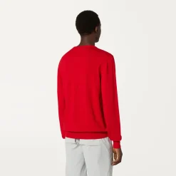 K-WAY Sebastien Cotton Ps - Knitwear - Pullover - Man - Red Flash Sale