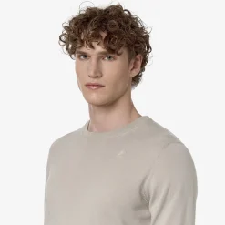 K-WAY Sebastien Cotton Ps - Knitwear - Pullover - Man - Beige Lt Cheap