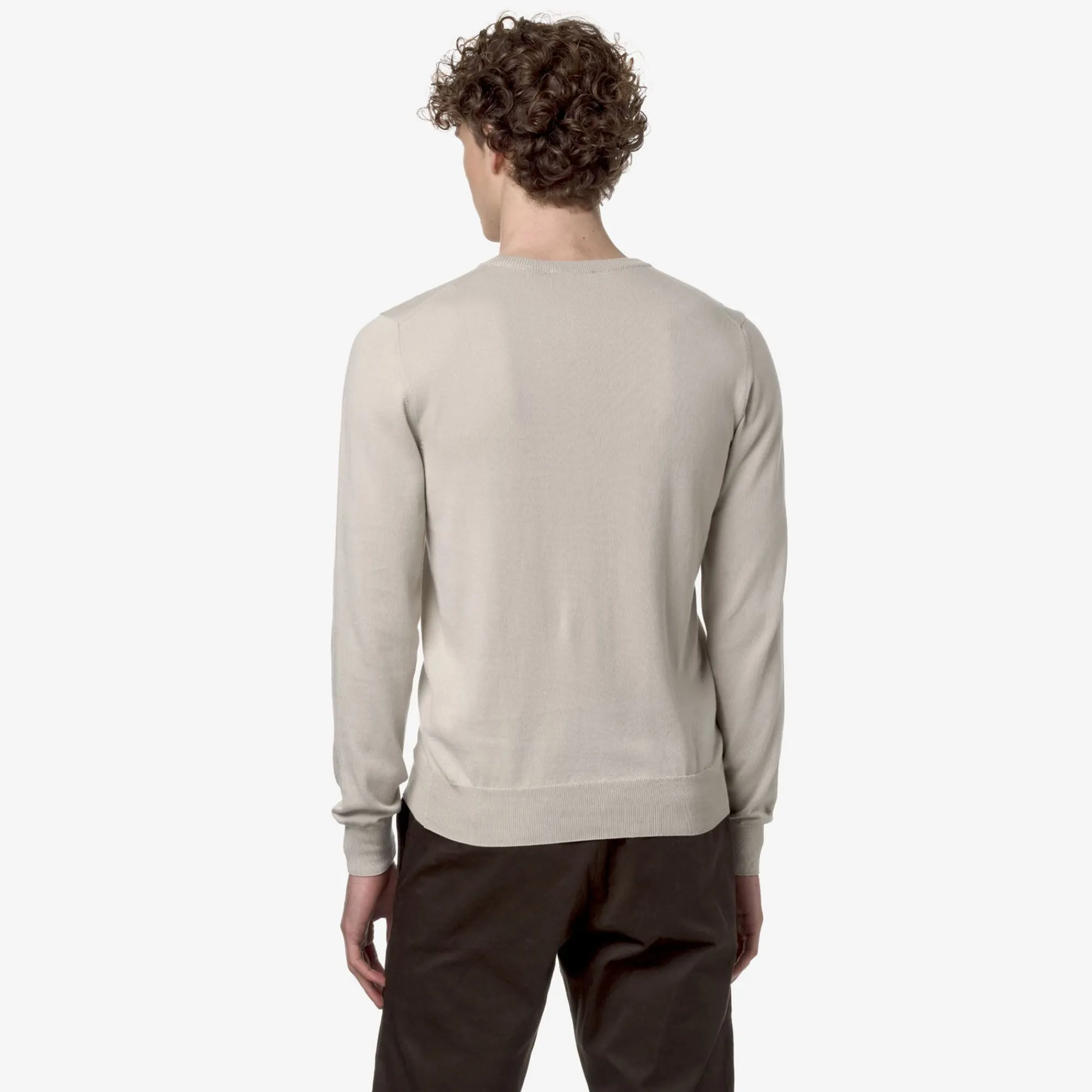 K-WAY Sebastien Cotton Ps - Knitwear - Pullover - Man - Beige Lt Cheap