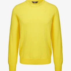 K-WAY Sebastien Cotton Ps - Knitwear - Pullover - Man - Yellow Sunstruck Sale