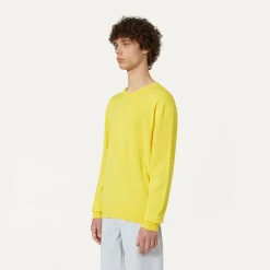 K-WAY Sebastien Cotton Ps - Knitwear - Pullover - Man - Yellow Sunstruck Sale