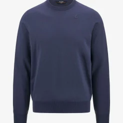 K-WAY Sebastien Cotton Ps - Knitwear - Pullover - Man - Blue Indigo Shop