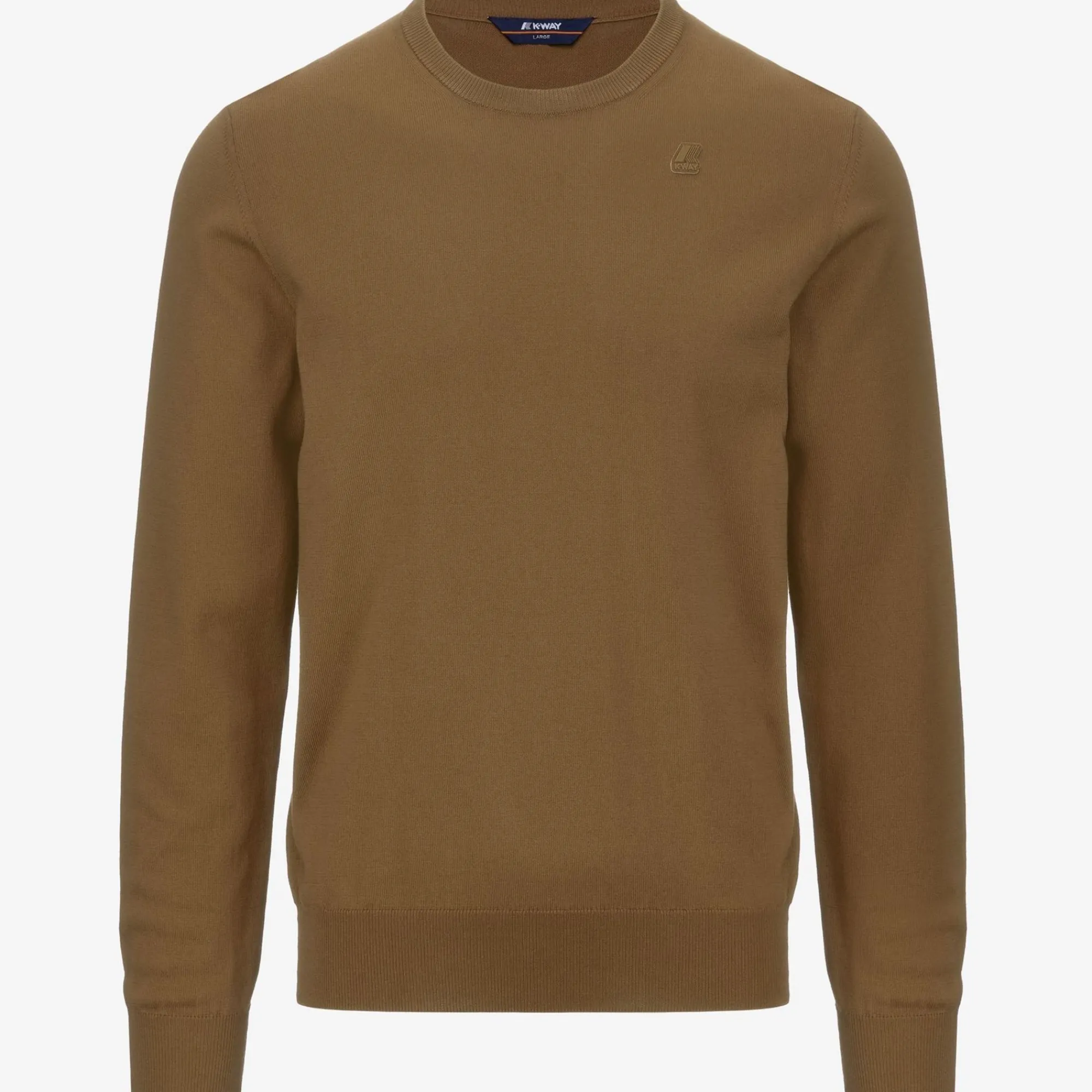 K-WAY Sebastien Cotton Ps - Knitwear - Pullover - Man - Brown Corda Best Sale