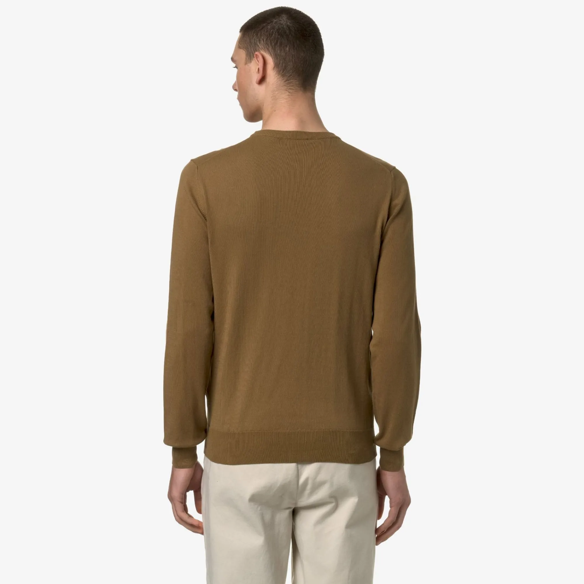 K-WAY Sebastien Cotton Ps - Knitwear - Pullover - Man - Brown Corda Best Sale