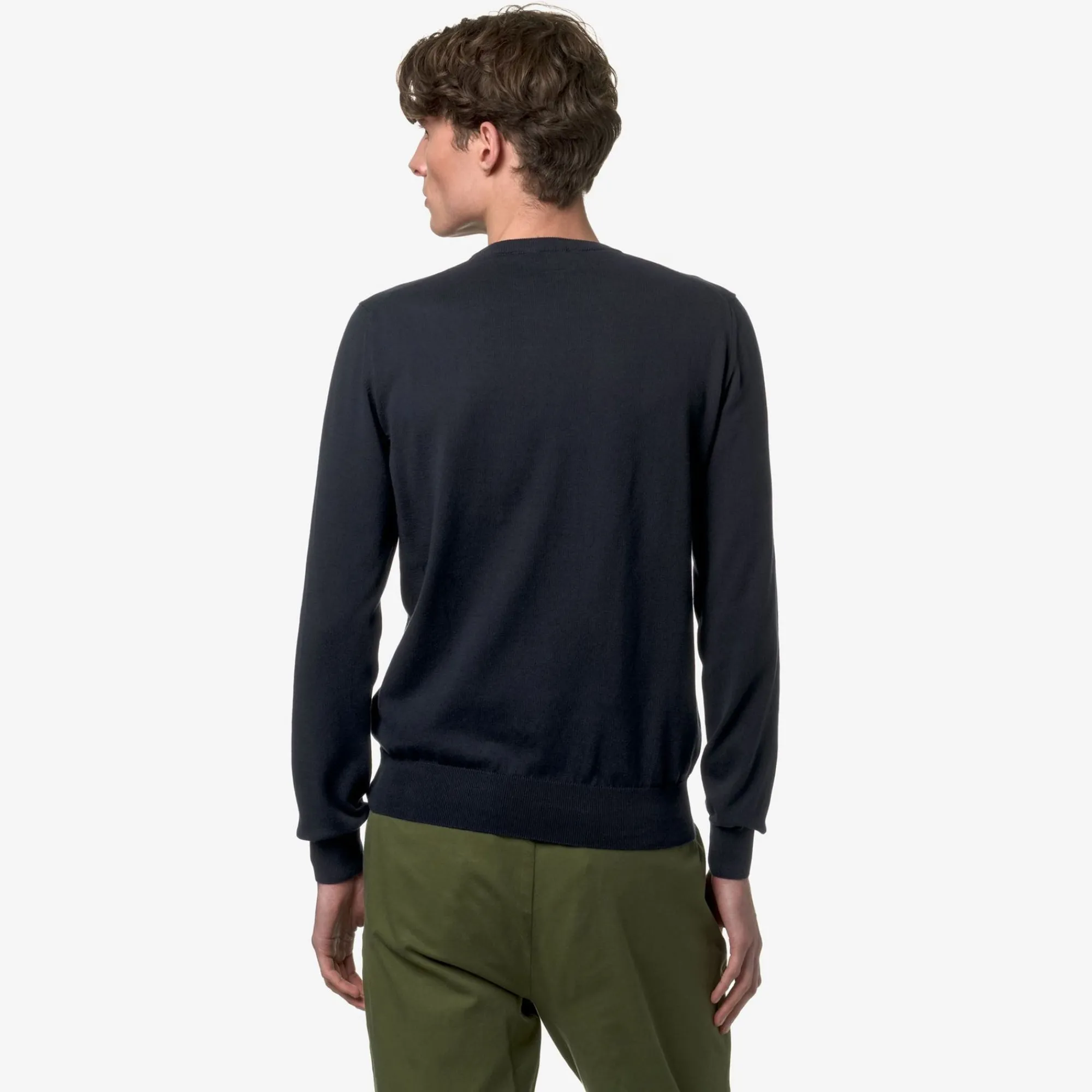 K-WAY Sebastien Cotton Ps - Knitwear - Pullover - Man - Blue Depth Store