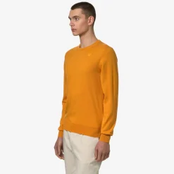K-WAY Sebastien Cotton Ps - Knitwear - Pullover - Man - Orange Lt Sale