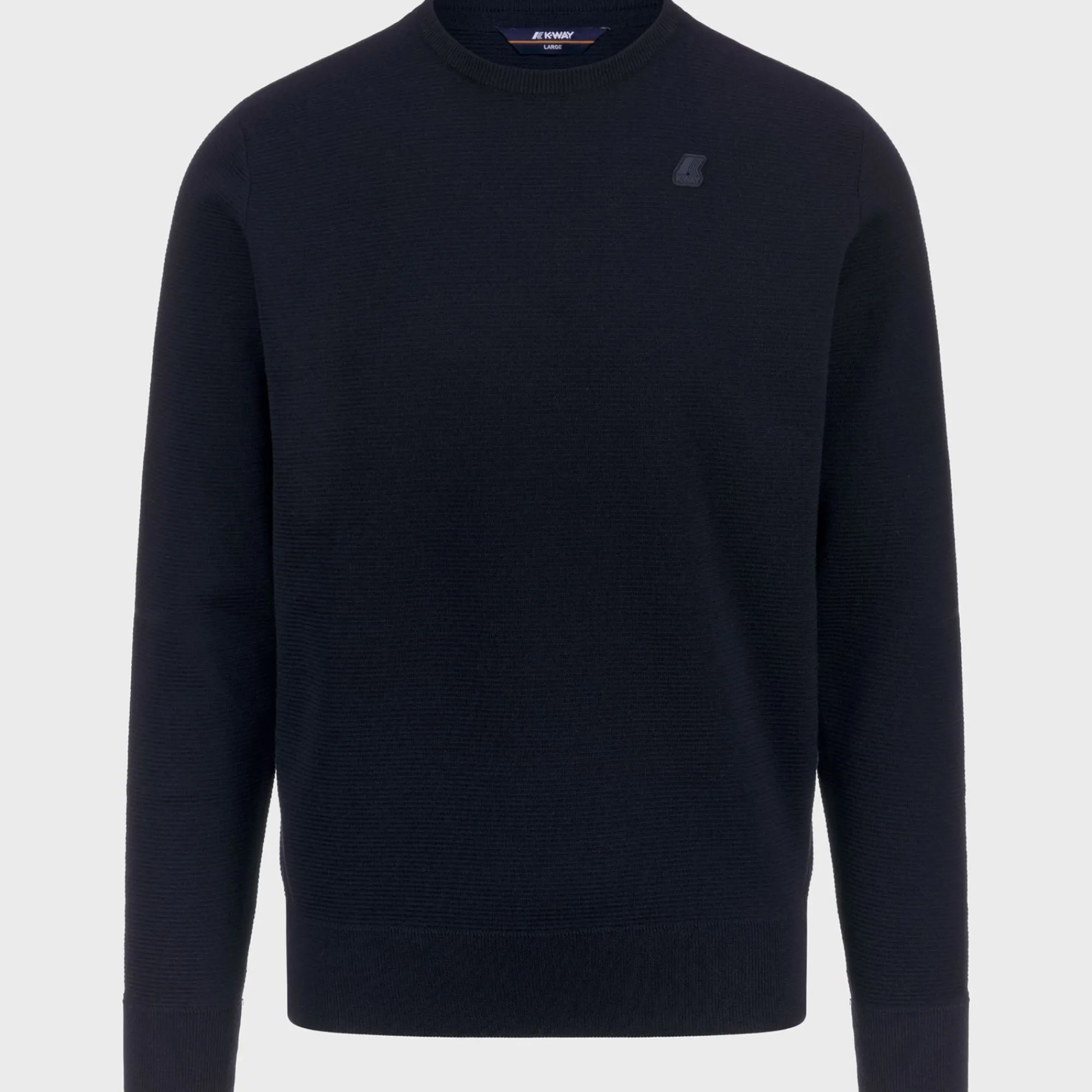 K-WAY Sebastien Easy Care - Knitwear - Pullover - Man - Blue Depth Sale