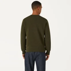 K-WAY Sebastien Easy Care - Knitwear - Pullover - Man - Green Blackish Best Sale