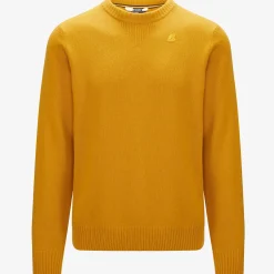 K-WAY Sebastien Lambswool - Knitwear - Pullover - Man - Yellow Sunflower Discount