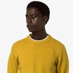 K-WAY Sebastien Lambswool - Knitwear - Pullover - Man - Yellow Mustard New