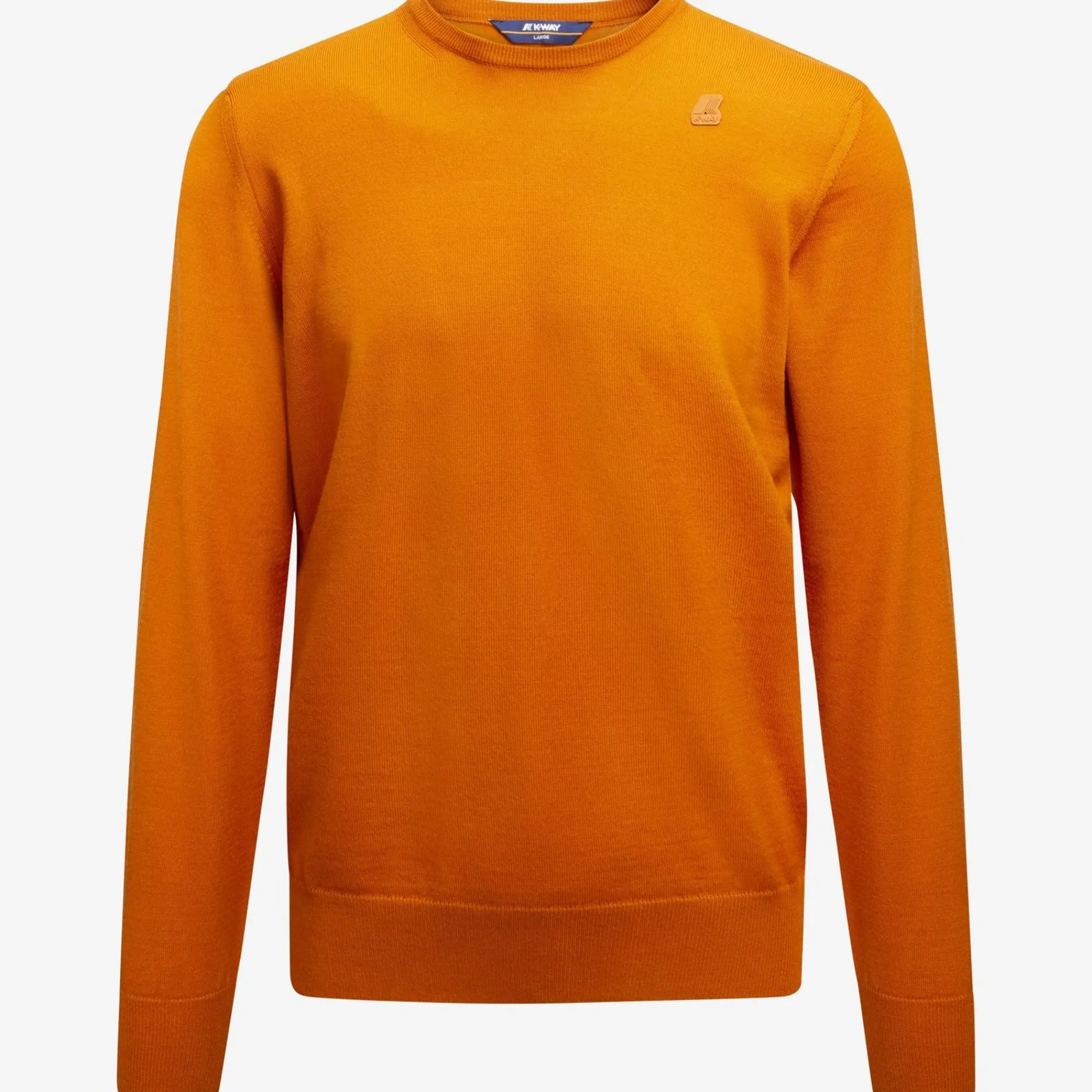 K-WAY Sebastien Merino - Knitwear - Pullover - Man - Orange Rust Sale