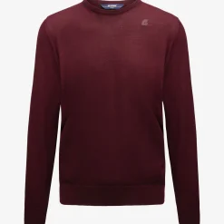 K-WAY Sebastien Merino - Knitwear - Pullover - Man - Brown Blackened Clearance