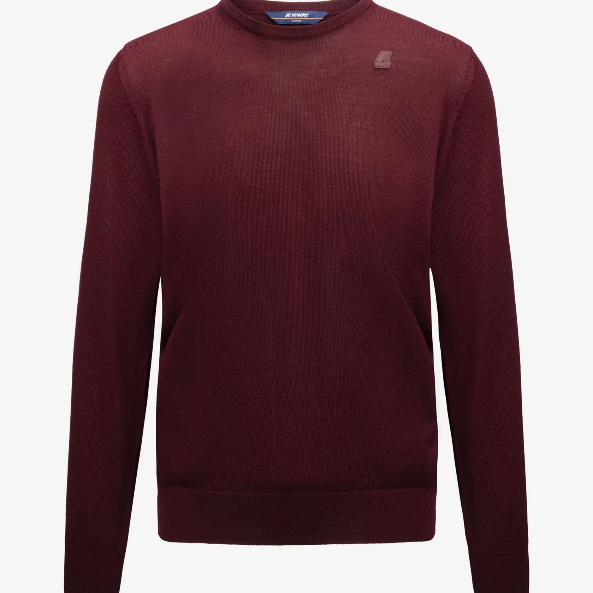 K-WAY Sebastien Merino - Knitwear - Pullover - Man - Brown Blackened Clearance