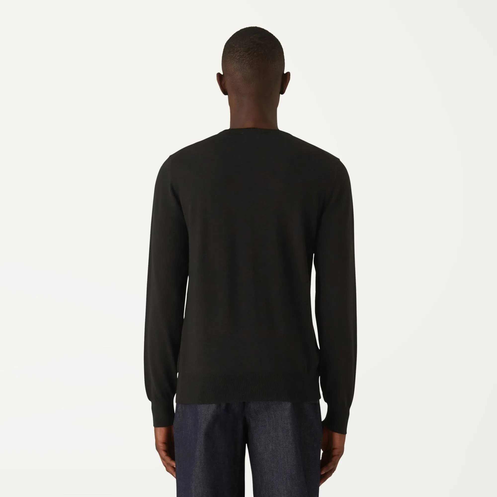 K-WAY Sebastien Merino - Knitwear - Pullover - Man - Black Pure Flash Sale