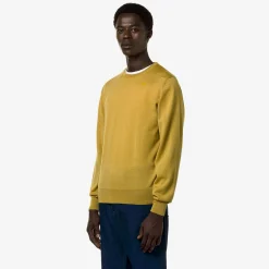 K-WAY Sebastien Merino - Knitwear - Pullover - Man - Yellow Zafferano Store